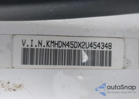 2002 Hyundai Elantra Gls z USA, uszkodzony, nr VIN KMHDN45DX2U454348